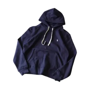 Navy blue hooded sweatshirt